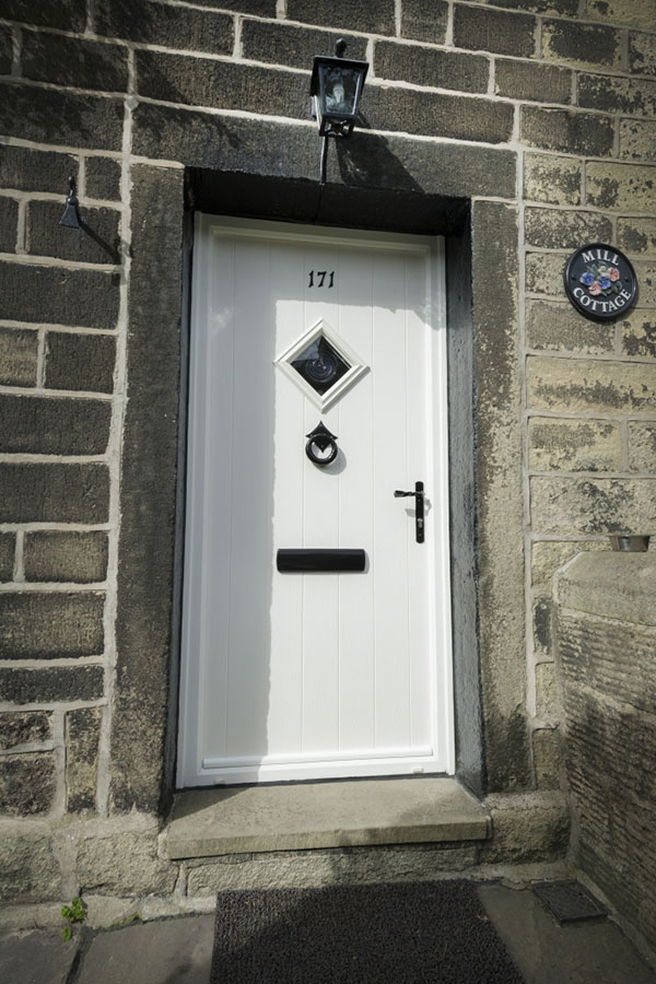 White Solidor Composite Door