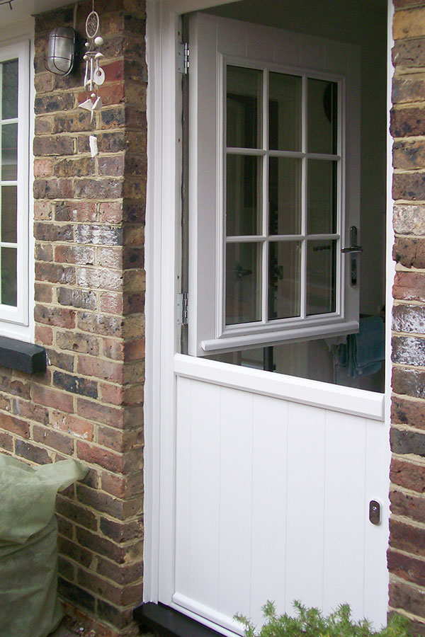 Solidor Composite Stable Door Open White